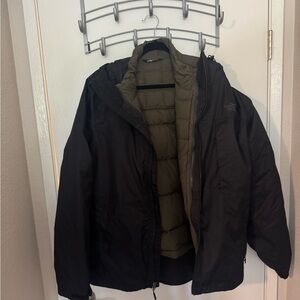 The North Face Men's Black & Green Jacket